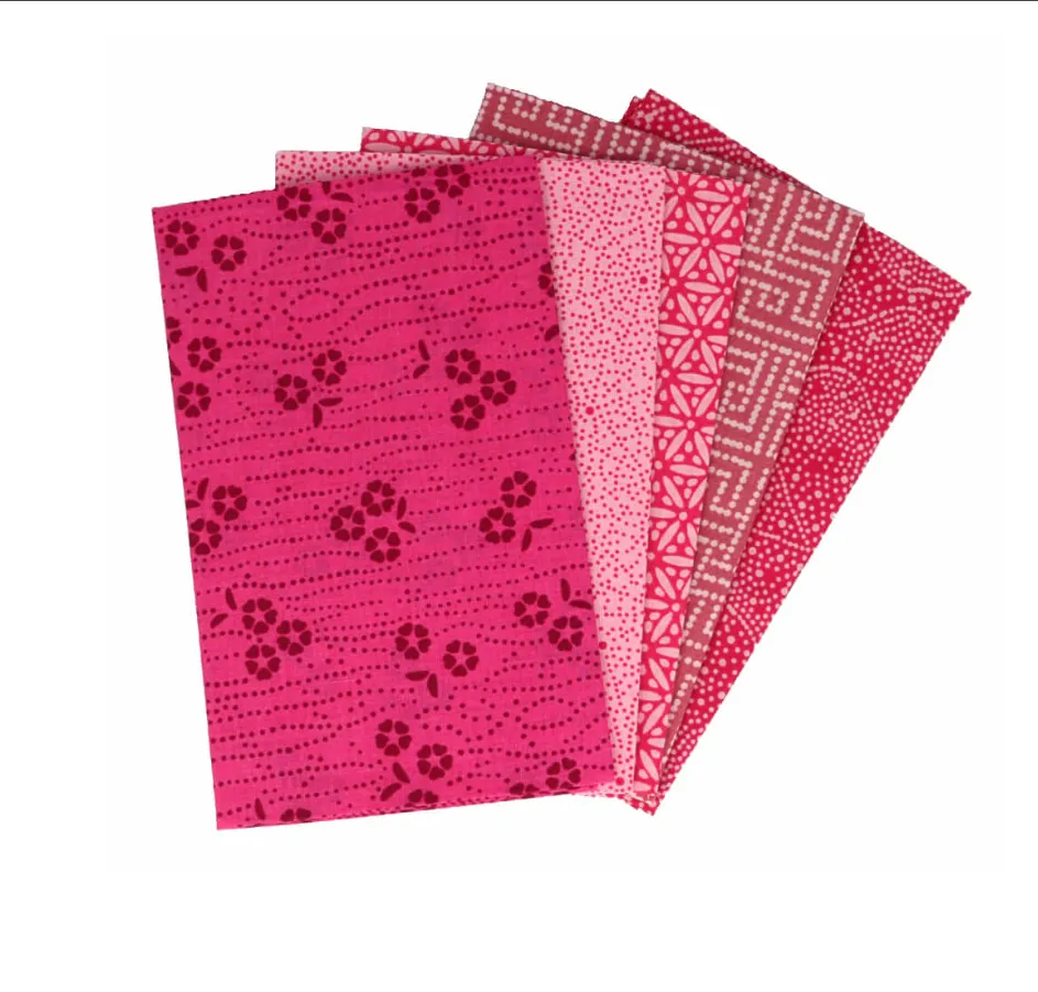 Fat quarters Mystical Magenta - 5stuks